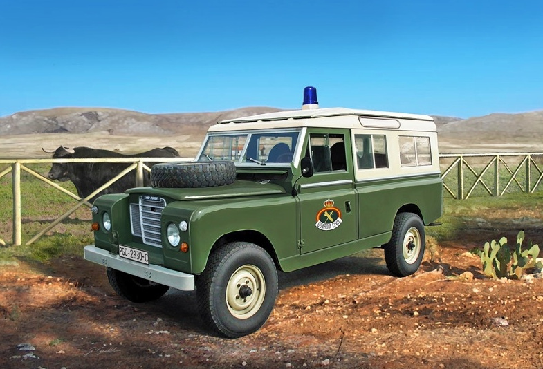 LAND ROVER SANTANA III 109 - GUARDIA CIVIL (aos 70), 1/35