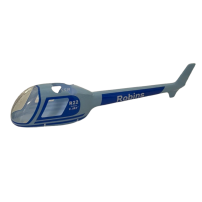 ROBINS, FUSELAJE EN COLOR AZUL Y CELESTE  (38 CM DE LARGO)