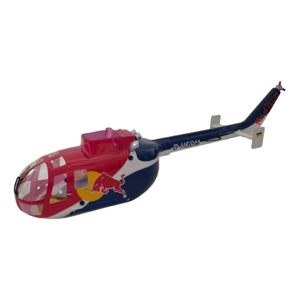 RED BULL, FUSELAJE CON LED EN COLA  (38 CM DE LARGO)