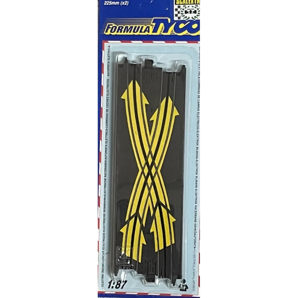 FORMULA TYCO, RECTA CAMBIO DE PISTA, 1/87  (2 UNID)