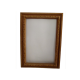 MARCO RECTANGULAR DE CAOBA DE 115X84,5CM