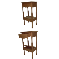 TELEFONERA EN CAOBA 29X40X73 CM