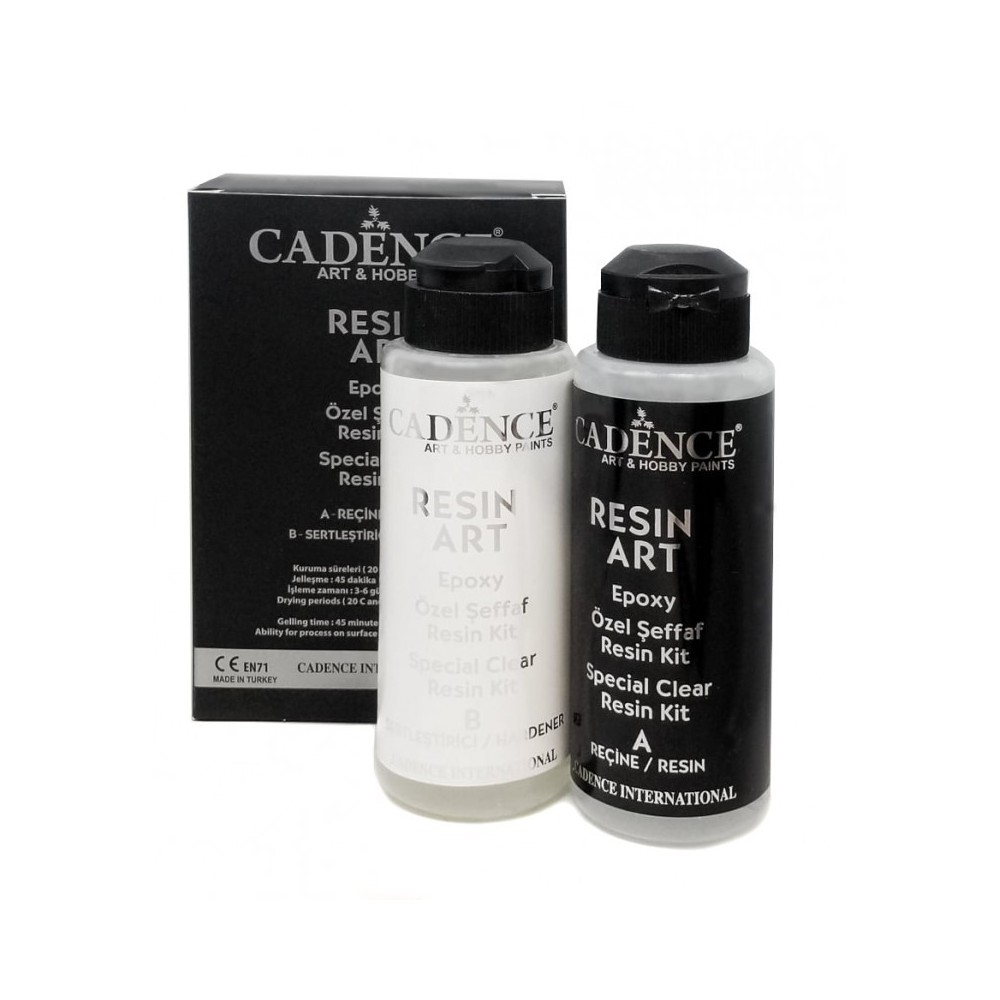 KIT RESINA EPOXY DE TERMINACION BRILLANTE, 120+120 ML  (DOS COMPONENTES)