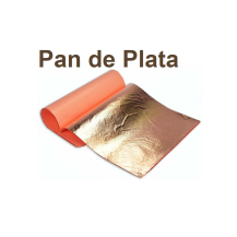 PAN DE PLATA DECORATIVO, LIBRITO DE 25 HOJAS DE 14X14 CM