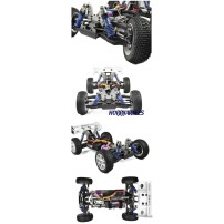 VRX-2E, BUGGY CON MOTOR BRUSHLESS  (AMARILLO)