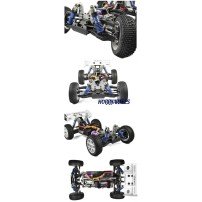 VRX-2E, BUGGY CON MOTOR BRUSHLESS  (AMARILLO)