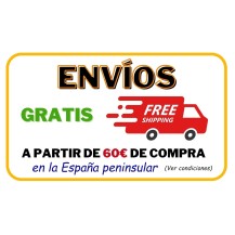 PORTES GRATIS A PARTIR DE 60 EUROS (en paquetes de hasta cinco kilos)