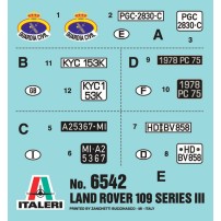 LAND ROVER SERIES III 109 "GUARDIA CIVIL", 1/35  C/ CALCAS ESPAÑOLAS
