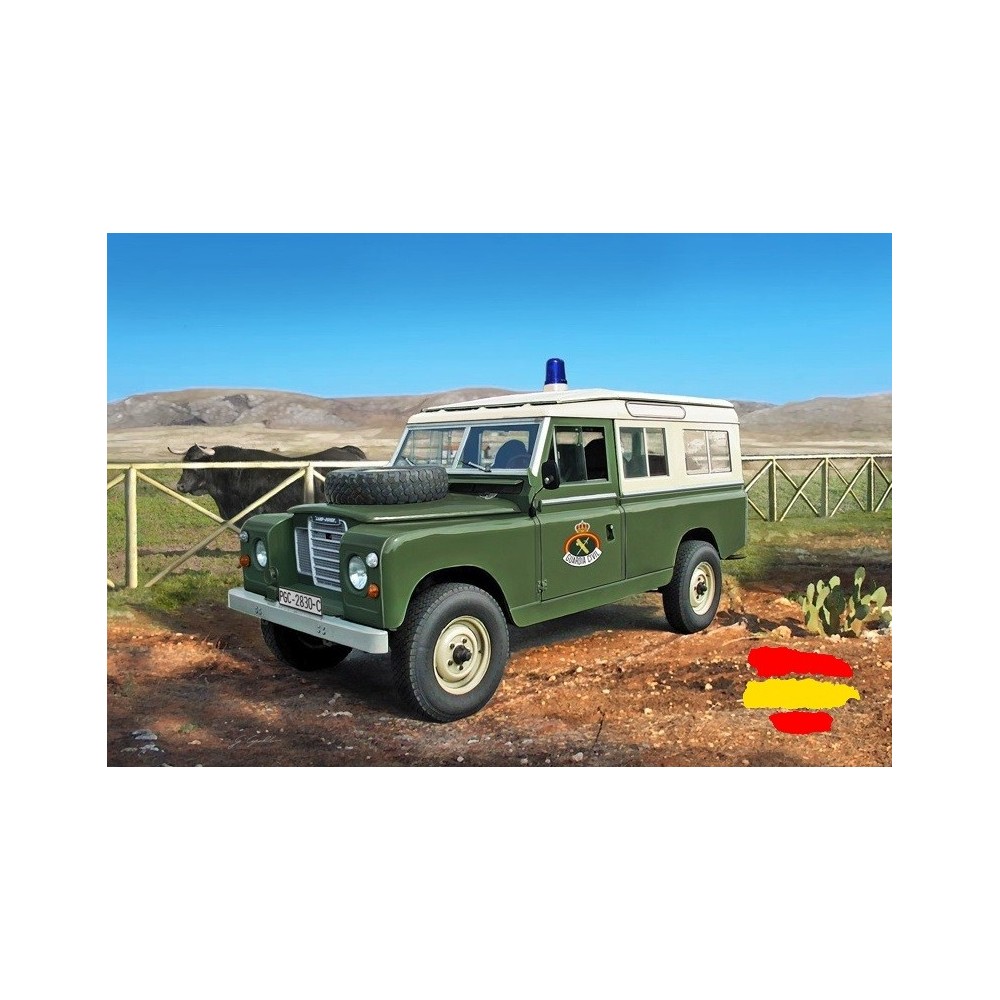 LAND ROVER SERIES III 109 "GUARDIA CIVIL", 1/35  C/ CALCAS ESPAÑOLAS