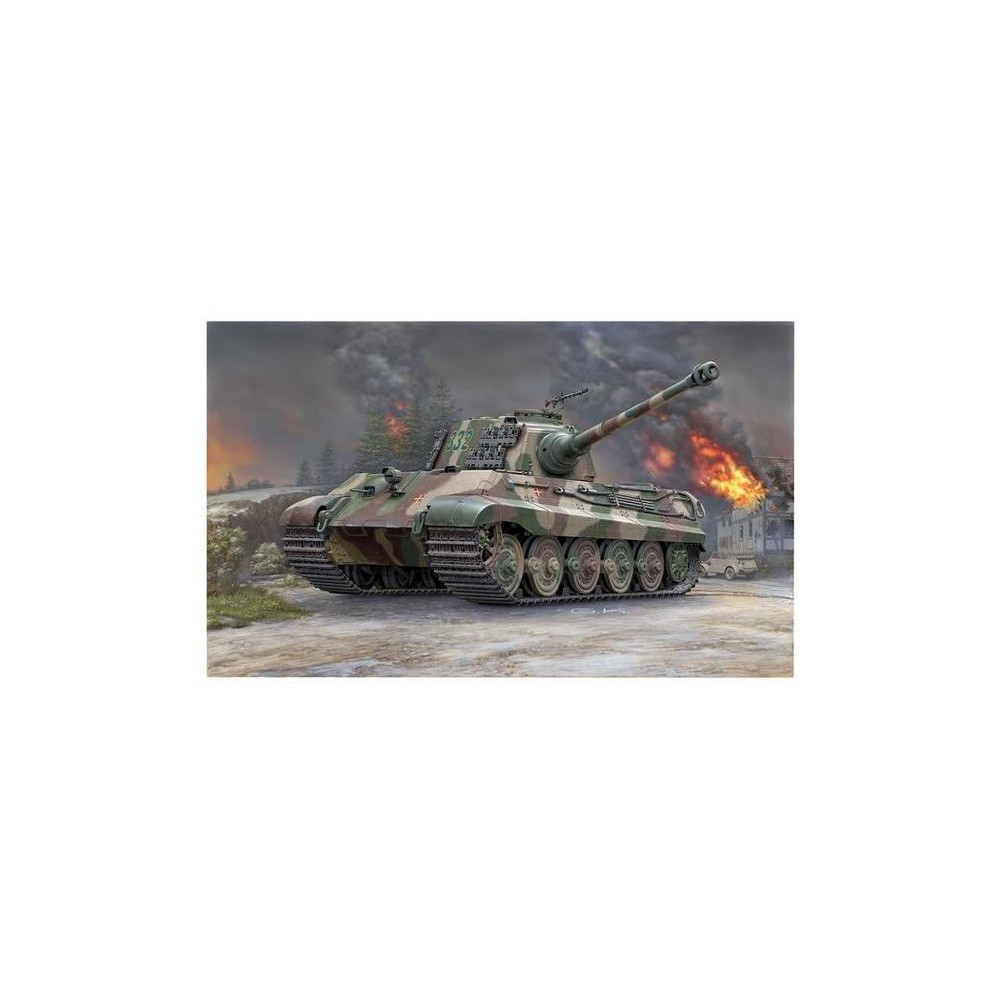 TIGER II AUSF. B C/ TORRETA TURRET, 1 35