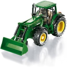 TRACTOR JOHN DEERE CON PALA FRONTAL, 1/32