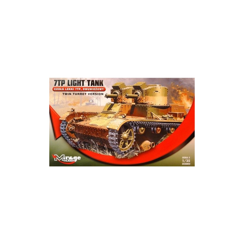 7TP LIGHT TANK TWIN TURRET, 1/35