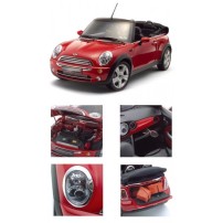 BMW MINI COOPER CONVERTIBLE ROJO 1/12