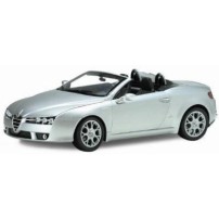 ALFA ROMEO SPIDER CABRIO PLATA 1/18