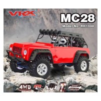 CRAWLER JEEP MC28 OFF-ROAD 1/10 COLOR ROJO