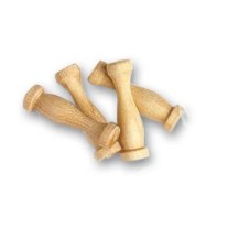 8540 COLUMNA DE MADERA DE BOJ DE 18 MM (10 Unid)