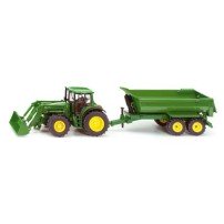 TRACTOR JOHN DEERE 6820 CON REMOLQUE, 1/32