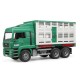 CAMION DE TRANSPORTE DE GANADO CON VACA, 1/16