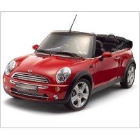 BMW MINI COOPER CONVERTIBLE ROJO 1/12