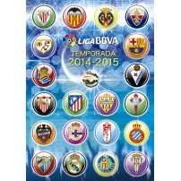 ESCUDOS LIGA PROFESIONAL FUTBOL 2014-15