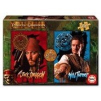 PIRATAS DEL CARIBE, 2X100 PIEZAS