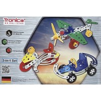 SET 3 EN 1 VEHICULOS: MOTO, COCHE Y AVION