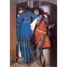 THE MEETING ON THE TURRET STAIRS, F.W. BURTON