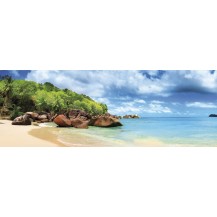 ISLA MAHE - PANORAMICO, 34X96 CM