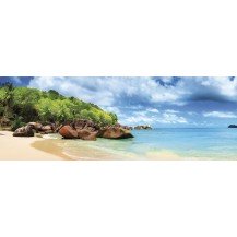 ISLA MAHE - PANORAMICO, 34X96 CM
