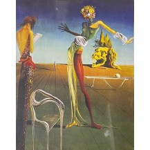 MUJER CON LA CABEZA DE FLORES, S. DALI