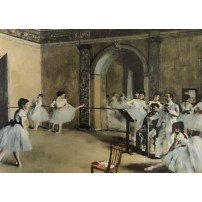 THE DANCE FOYER AT THE OPERA, DEGAS