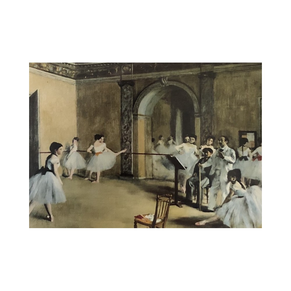 THE DANCE FOYER AT THE OPERA, DEGAS