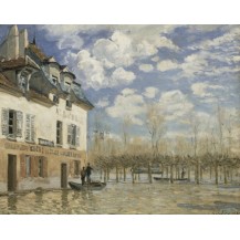 LA BARQUE PENDANT L´INONDATION A PORT-MARLY, SISLEY
