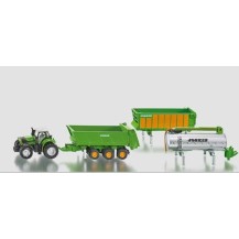 DEUTZ-FAHR CON REMOLQUE JOSKIN, 1/87