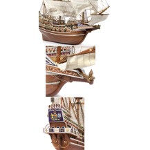 H.M.S. REVENGE, GALEON INGLES DE 1577, 1/85