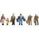VIAJEROS, SEIS FIGURAS