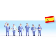 FERROVIARIOS ESPAÑOLES, SEIS FIGURAS SPAIN