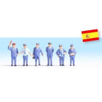 FERROVIARIOS ESPAÑOLES, SEIS FIGURAS SPAIN