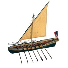 LE BUCENTAURE, LANCHA DEL ALMIRANTE VILLENEUVE, 1/30