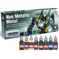 72212 METAL NO METALICO: SET PINTURAS, 8 UNID