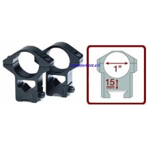 TS-250, MONTURA MEDIA 1" PARA VISOR, 2 UNID