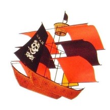 COMETA PIRATE SHIP 3-D 80X80X85 CM