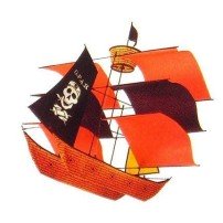 COMETA PIRATE SHIP 3-D 80X80X85 CM