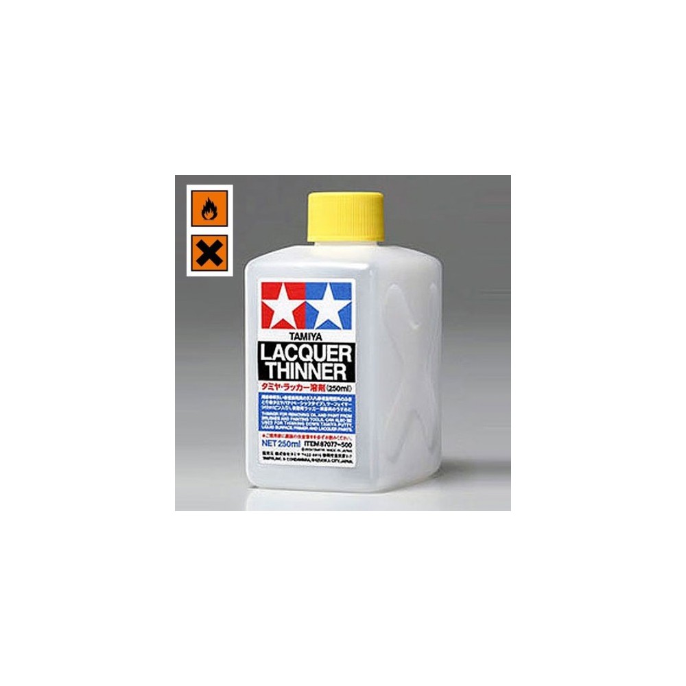 DISOLVENTE LACQUER, 250 ML  (PARA PINTURAS DE BASE LACA)