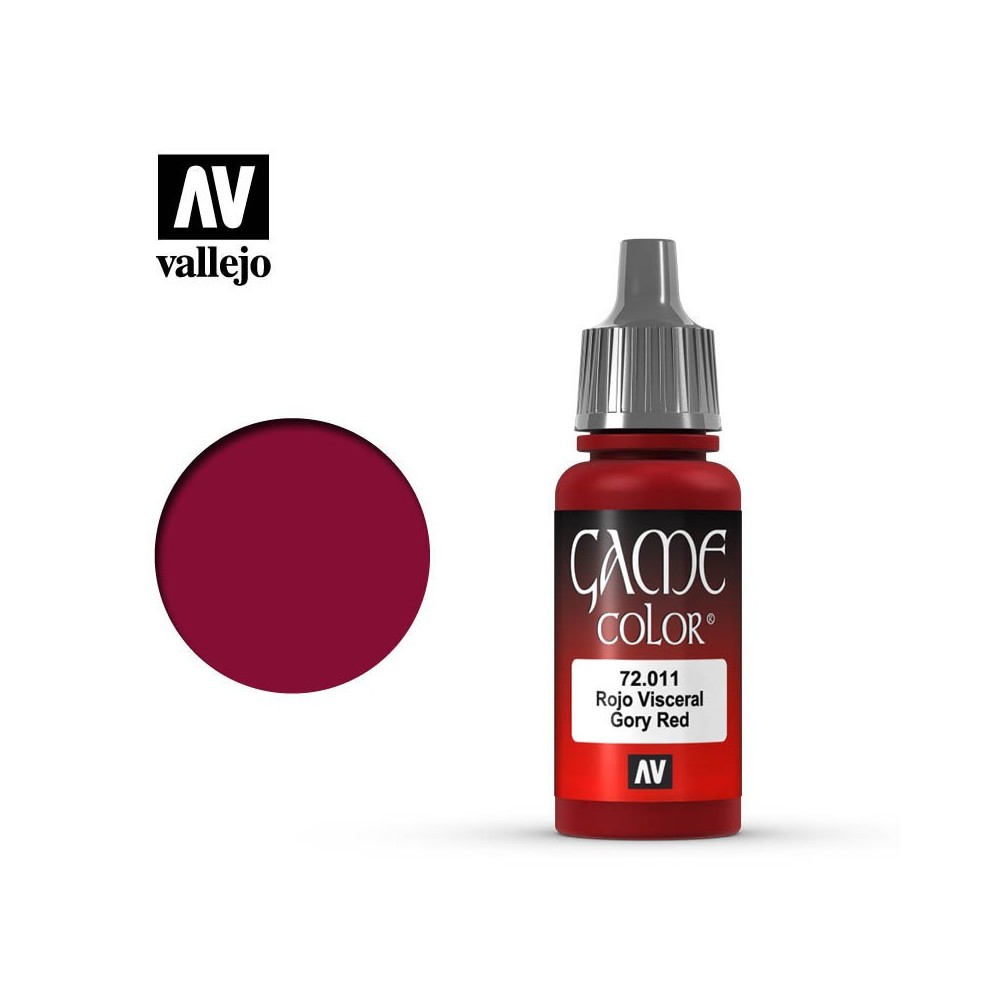 72011 ROJO VISCERAL, 17 ML