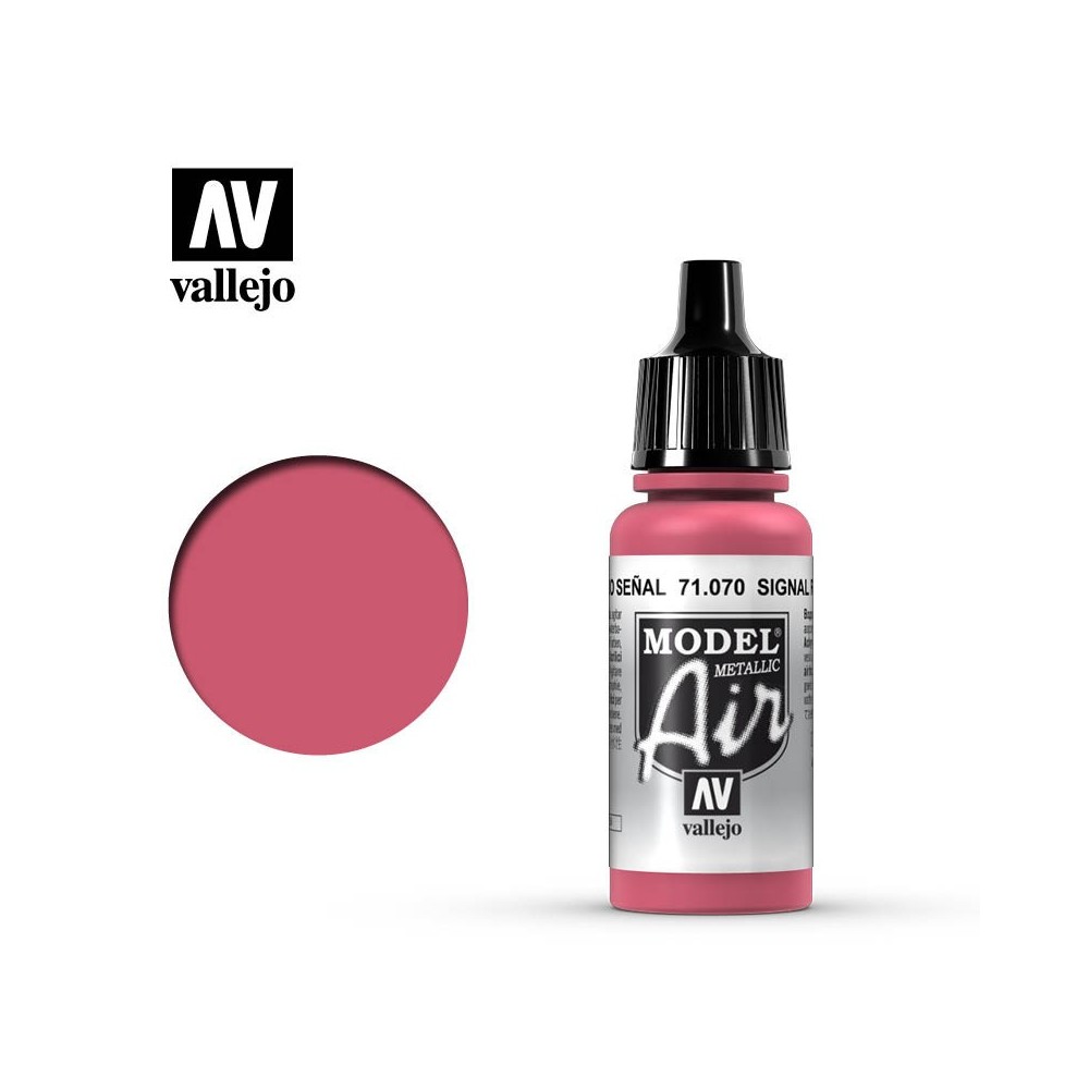 71070 ROJO SEÑAL METALIZADO, 17 ML