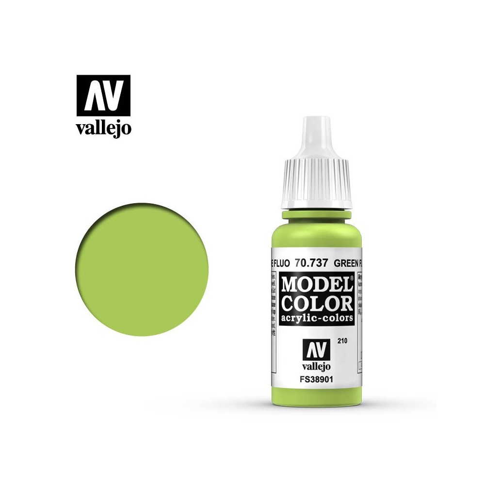 70737/210 VERDE FLUORESCENTE, 17 ML  (DESCATALOGADO)