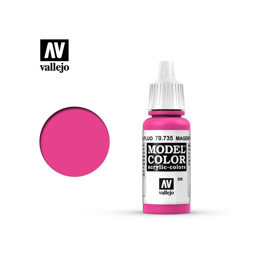 70735/208 MAGENTA FLUORESCENTE, 17 ML (DESCATALOGADO)