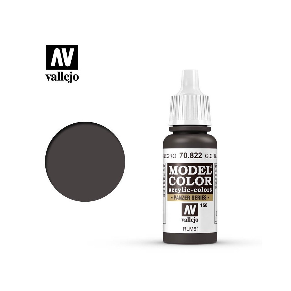 70822/150 PARDO NEGRO ALEMAN CAMUFLAJE, 17 ML