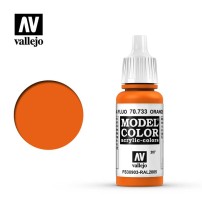 70733/207 NARANJA FLUORESCENTE, 17 MM  (DESCATALOGADO)